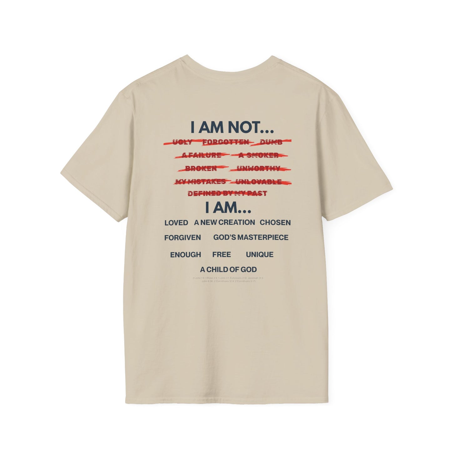 Inspirational Unisex T-Shirt | Who Am I? | Faith-Based Identity
